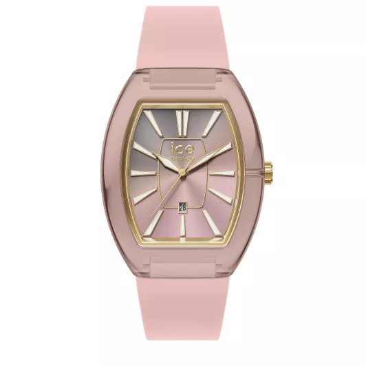 Ice Watch® Analoog 'Ice boliday - dome - soft pink' Dames Horloge (Small) 025180