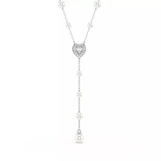 Swarovski® 'Ss25 Capsule' Women's Base Metal Necklace - Silver 5720855