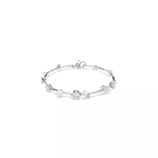 Swarovski® 'Constella Bars' Women's Base Metal Bracelet - Silver 5707511