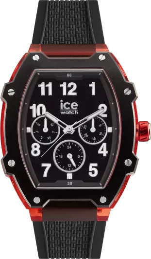 Ice Watch® Multi Zifferblatt 'Ice Boliday - Black Red' Unisex Uhr (Medium) 023316
