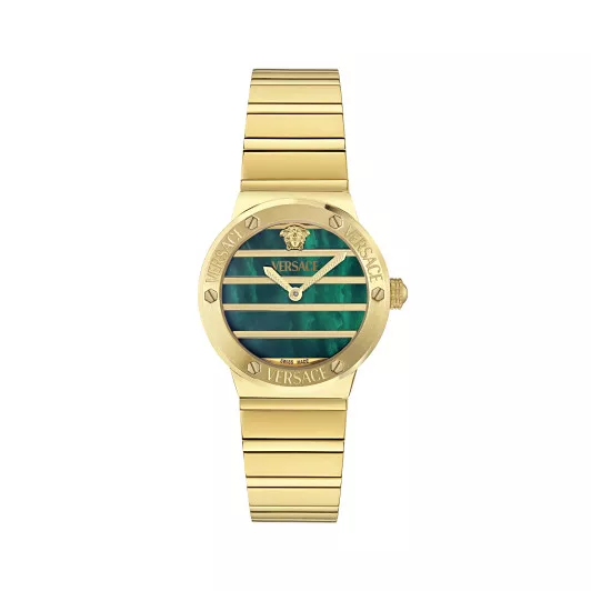 Versace® Analogue 'Greca Logo Pearl' Women's Watch VE0S00425