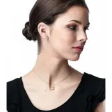 Orphelia® 'Alena' Dames Zilver 925 925 Collier - Goudkleurig ZH-7122/G thumbnail