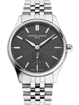 Frederique Constant® Analoog 'Classics index small seconds' Heren Horloge FC-530G3B6B