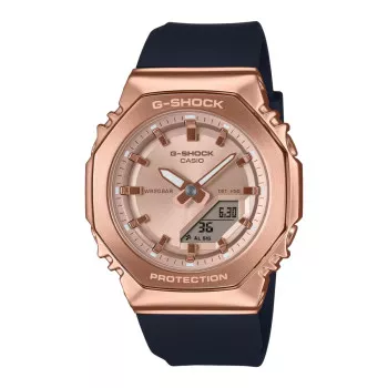 Casio® Analoog En Digitaal 'G-shock' Dames Horloge GM-S2110PG-1A4ER