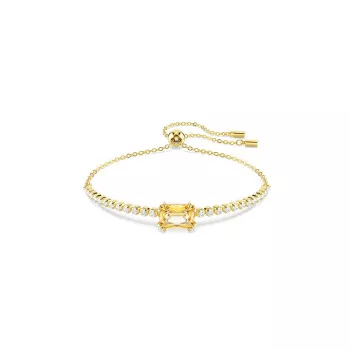 Swarovski® 'Matrix Tennis' Women's Gold Plated Metal Bracelet - Gold 5730699