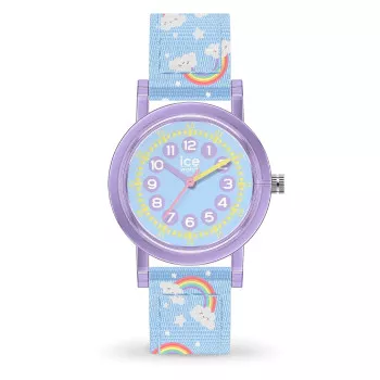 Ice Watch® Analoog 'Ice learning - light blue rainbow' Kind Horloge (Extra Small) 024498