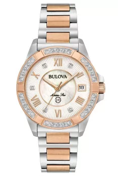 Bulova® Analoog 'Marine star' Dames Horloge 98R234