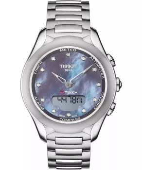 Tissot® Analoog En Digitaal 'T-touch solar' Dames Horloge T0752201110601