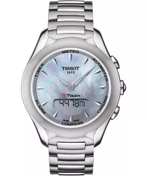 Tissot® Analoog En Digitaal 'T-touch solar' Dames Horloge T0752201110100