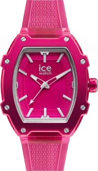 Ice Watch® Analoog 'Ice boliday - flashy pink' Dames Horloge (Small) 023323