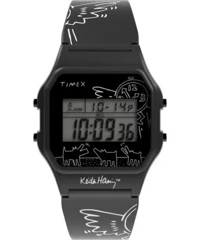 Timex® Digital 'Keith Haring X T80' Hommes Montre TW2W25500