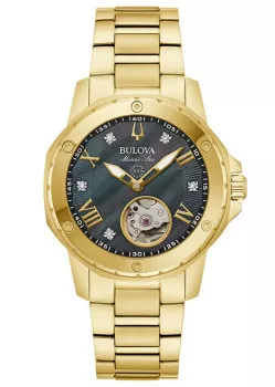 Bulova® Analoog 'Marine star' Dames Horloge 97P171