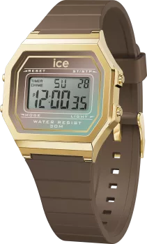 Ice Watch® Digitaal 'Ice digit retro - mocha shade' Dames Horloge (Small) 023308