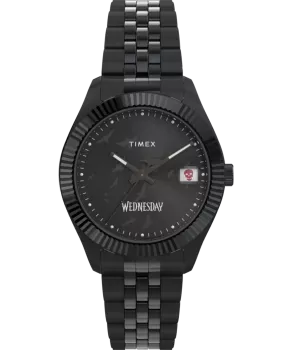 Timex® Analogue 'X Wednesday Legacy' Women's Watch TW2Y19600
