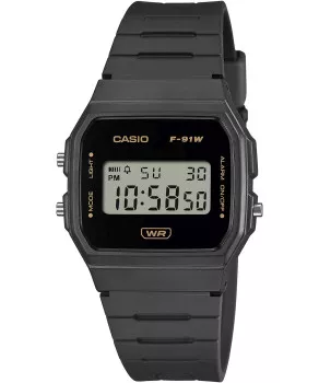 Casio® Digitaal 'Casio collection' Unisex Horloge F-91WB-8AEF