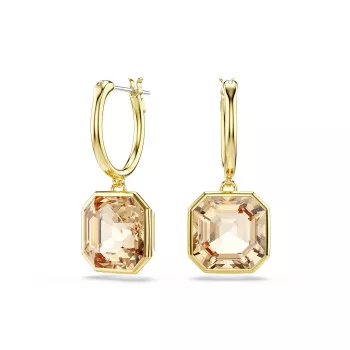 Swarovski® 'Millenia' Women's Gold Plated Metal Drop Earrings - Gold 5731148