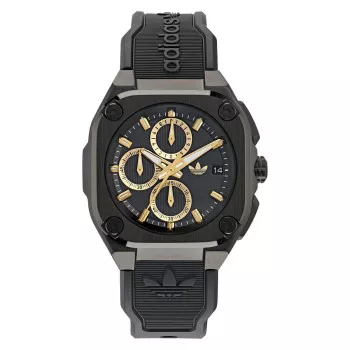 Adidas Originals® Chronograph 'City Tech Three Chrono' Unisex's Watch AOFH24020