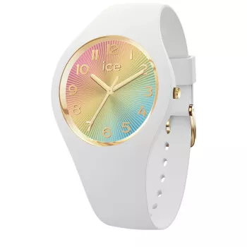 Ice Watch® Analoog 'Ice champagne - white rainbow' Dames Horloge (Small) 025249
