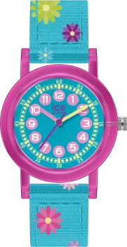 Ice Watch® Analoog 'Ice learning - pink flowers' Kind Horloge (Small) 023300