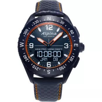 Alpina® Analoog En Digitaal 'Alpinerx smartwatch' Heren Horloge AL-283LNO5NAQ6L