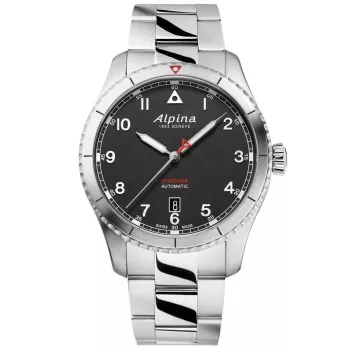 Alpina® Analoog 'Startimer pilot' Heren Horloge AL-525BW4S26B