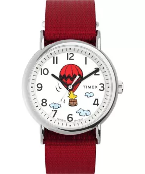 Timex® Analoog 'Peanuts weekender' Unisex Horloge TW2Y11700