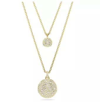 Swarovski® 'Meteora' Damen Verchromtem Metall Halsband - Gold 5683442