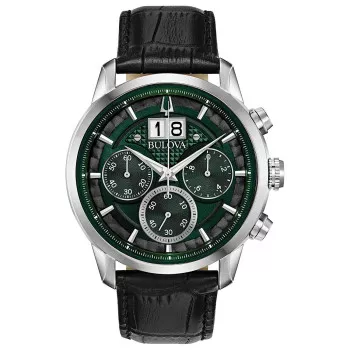 Bulova® Chronographe 'Sutton' Hommes Montre 96B310