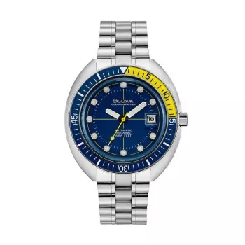 Bulova® Analogue 'Oceanographer' Men's Watch 96B320