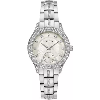 Bulova® Analog 'Phantom Crystal' Damen Uhr 96L291