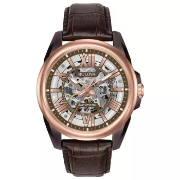 Bulova® Analoog 'Automatic' Heren Horloge 98A165