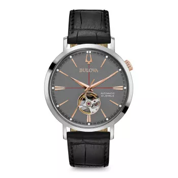 Bulova® Analogue 'Automatic' Men's Watch 98A187