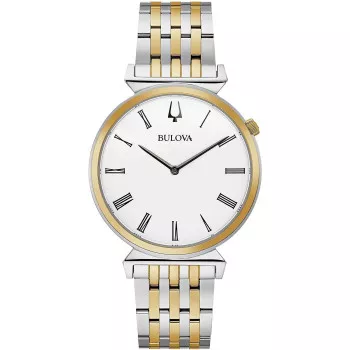 Bulova® Analogue 'Egatta' Men's Watch 98A233