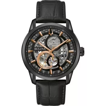 Bulova® Analogique 'Sutton Automatic' Hommes Montre 98A283