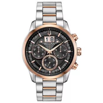 Bulova® Chronographe 'Sutton' Hommes Montre 98B335