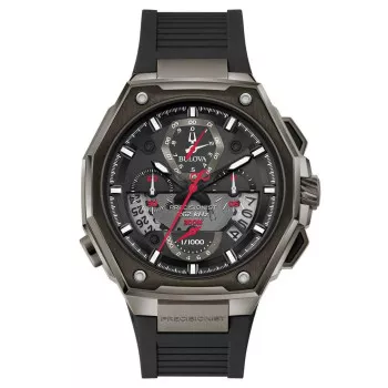 Bulova® Chronographe 'Precisionist' Hommes Montre 98B358