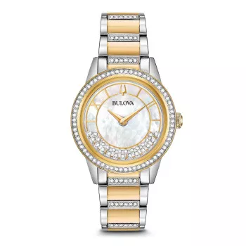 Bulova® Analog 'Turnstyle' Damen Uhr 98L245