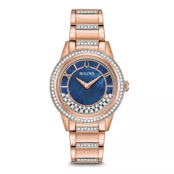 Bulova® Analogue 'Turnstyle' Women's Watch 98L247