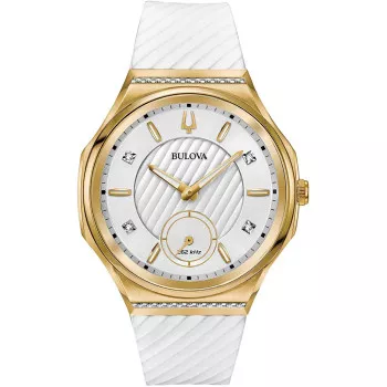 Bulova® Analogique 'Curv' Femmes Montre 98R237