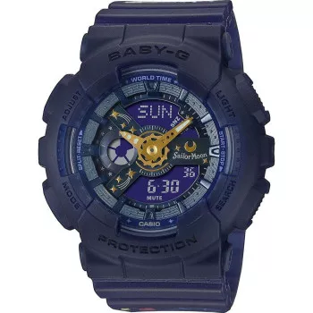 Casio® Analoog En Digitaal 'Baby-g sailor moon' Dames Horloge BA-110XSM-2AER