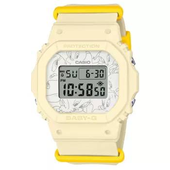 Casio® Digitaal 'Baby-g looney tunes tweety collaboration' Dames Horloge BGD-565TW-5ER