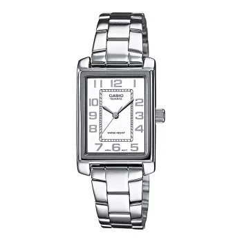 Casio® Analoog 'Casio collection' Dames Horloge LTP-1234PD-7BEG