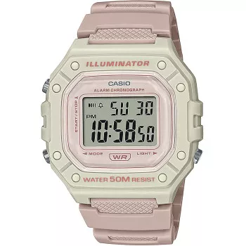Casio® Digitaal 'Casio collection' Dames Horloge W-218HC-4A2VEF