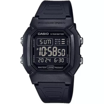 Casio® Digitaal 'Casio collection' Heren Horloge W-800H-1BVES