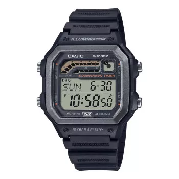 Casio® Digital 'Casio Collection' Men's Watch WS-1600H-1AVEF
