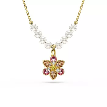 Swarovski® 'Idyllia' Dames Verguld Metaal Collier - Goudkleurig 5723140