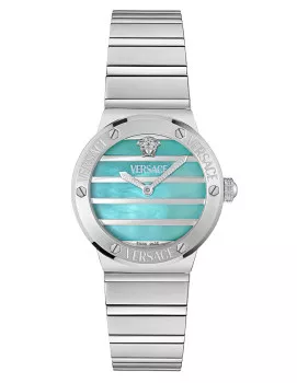 Versace® Analogique 'Greca Logo Pearl' Femmes Montre VE0S00225