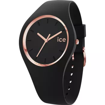 Ice Watch® Analogue 'Ice Glam - Black Rose-gold' Women's Watch 024521