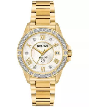 Bulova® Analog 'Marine Star' Damen Uhr 98R235