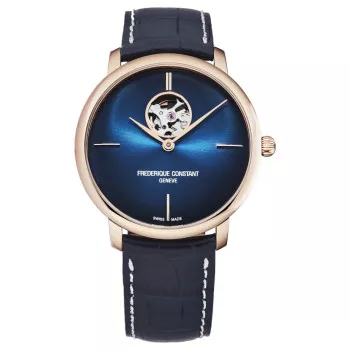 Frederique Constant® Analogue 'Slimline Heart Beat' Men's Watch FC-312NS4S4